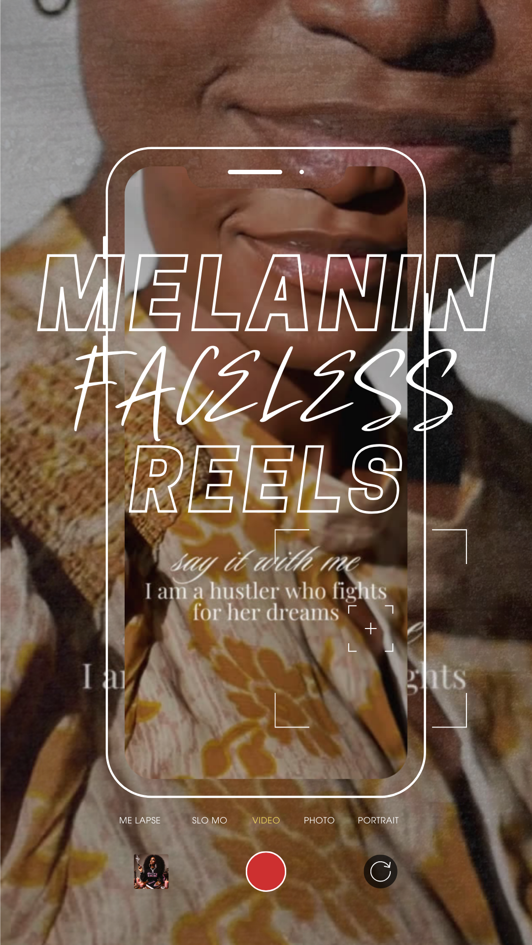 450 Melanin Faceless Reels Bundle (Digital Product)