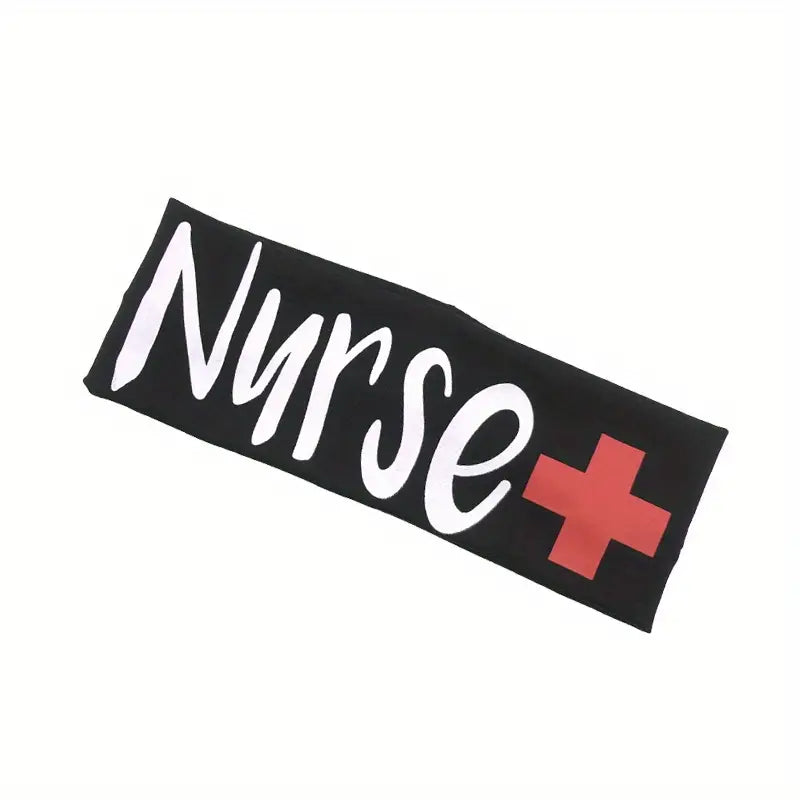 Sporty and Stylish Nurse Letter Pattern Headband