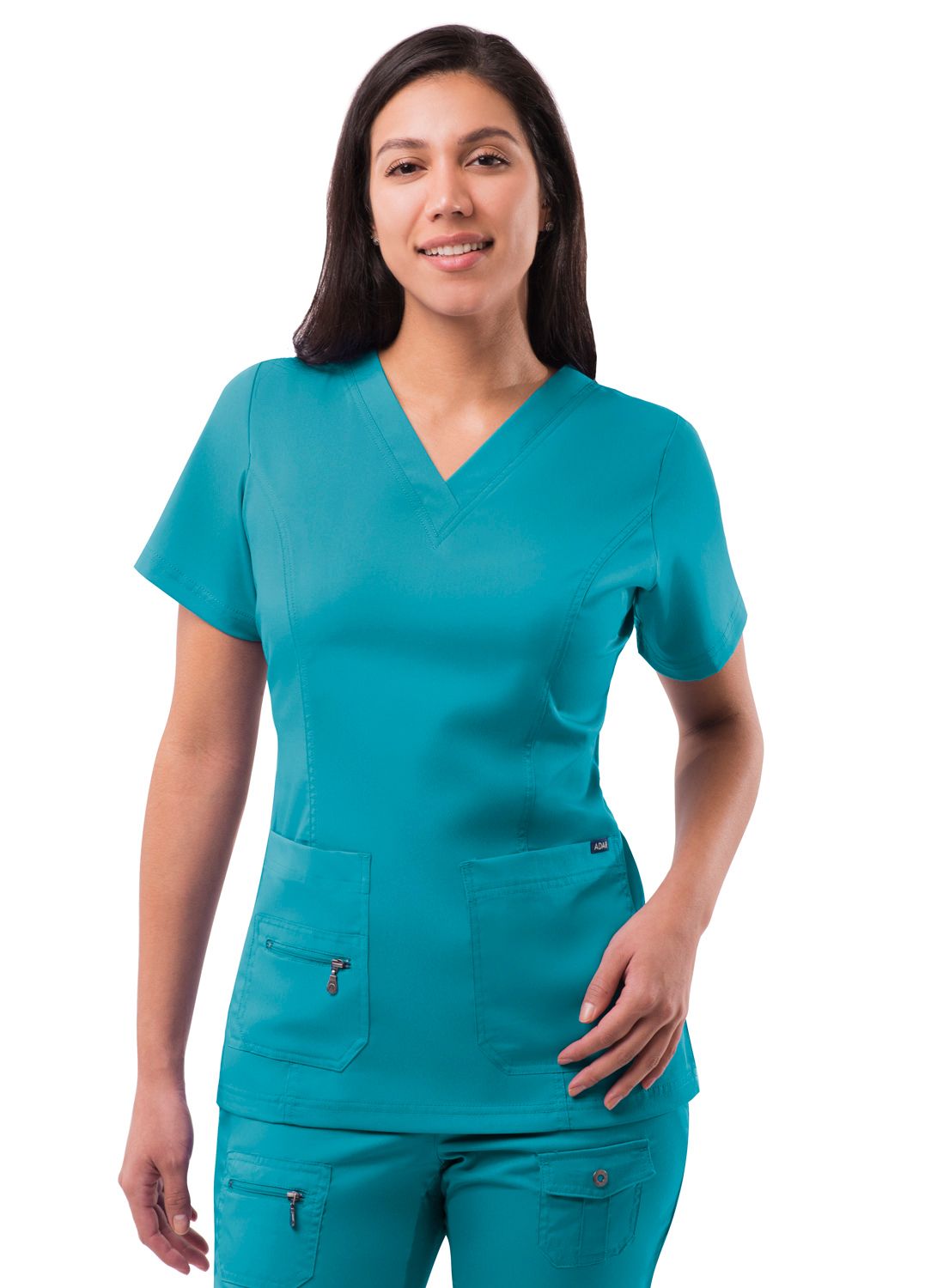 Adar Women's Elevated V-Neck Scrub Top